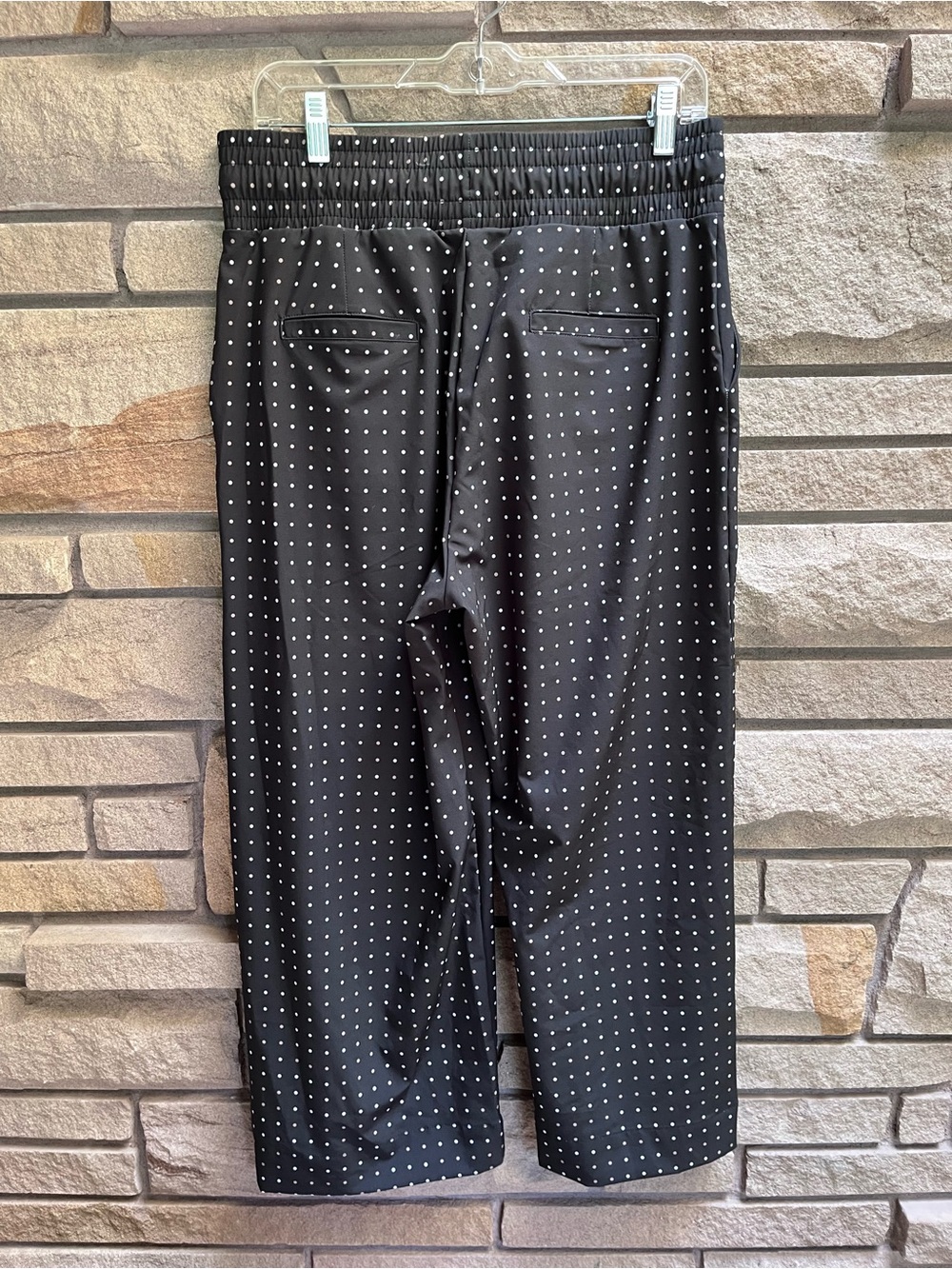 Albion Wide Leg Pants Dotty Black Medium - Picture 5 of 13